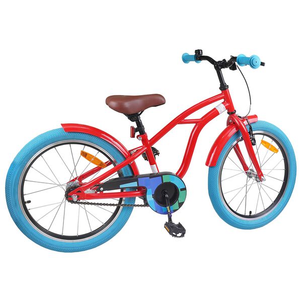 vidaXL Kinderfahrrad 20 Zoll f&uuml;r 6-11 Jahre alt Rot