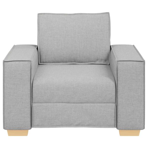 vidaXL Sofa Stuhl Wolkengrau 100x78x84 cm Stoff