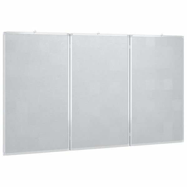 vidaXL Magnetisches Whiteboard Klappbar 120x80x1,7 cm Aluminium