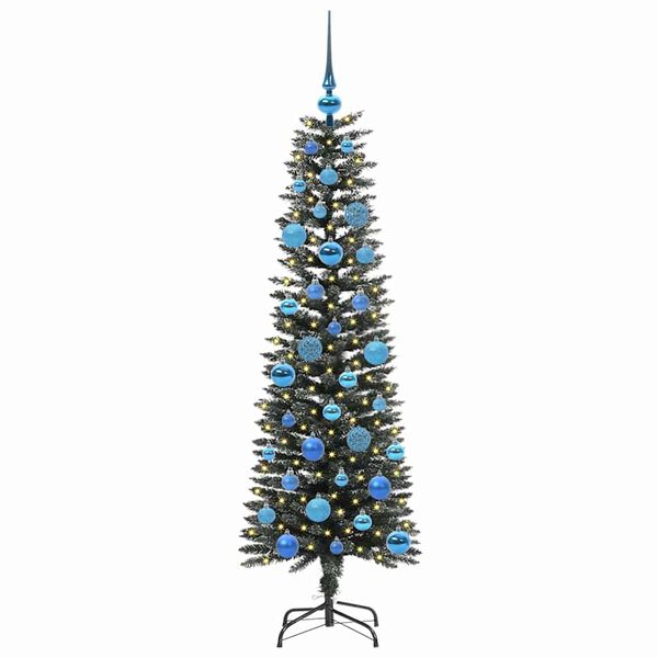 vidaXL K&uuml;nstlicher Weihnachtsbaum mit 150 LEDs mit St&auml;nder Gr&uuml;n 150 cm