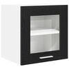 vidaXL H&auml;ngeschrank Schwarz Eichen-Optik 40 x 31 x 40 cm Holzwerkstoff