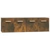 vidaXL Wandschr&auml;nke 2 Stk. R&auml;uchereiche 60x36,5x35 cm Holzwerkstoff
