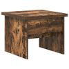 vidaXL Couchtisch Ger&auml;ucherte Eiche 55 x 54,5 x 45 cm Holzwerkstoff