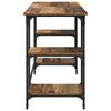 vidaXL Schreibtisch mit Regal Altholz 140 x 50 x 75 cm Holzwerkstoff