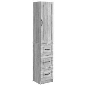vidaXL Schrankset 2 pcs Grau Sonoma 33 x 34,5 x 87 cm Holzwerkstoff