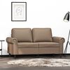vidaXL 2-Sitzer-Sofa Cappuccino-Braun 120 cm Kunstleder