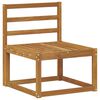vidaXL Outdoor-Sofagarnitur 6 pcs Natur Massivholz Akazie