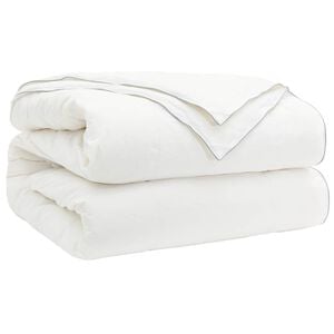 vidaXL Bettdecke 200x220 cm 4 Jahreszeiten 200+300 GSM Wei&szlig;