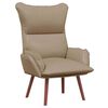vidaXL Sessel Cappuccino 69 x 74 x 93 cm Kunstleder