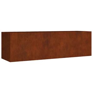 vidaXL Hochbeet 280x80x80 cm Cortenstahl