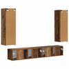 vidaXL TV-Schrankset Wandmontiert 3 pcs Altholz Holzwerkstoff