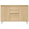 vidaXL Sideboard Sonoma-Eiche 101,5x35x70 cm Holzwerkstoff