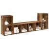 vidaXL TV-Schrankset 4 pcs Altholz 37 x 37 x 72 cm Holzwerkstoff