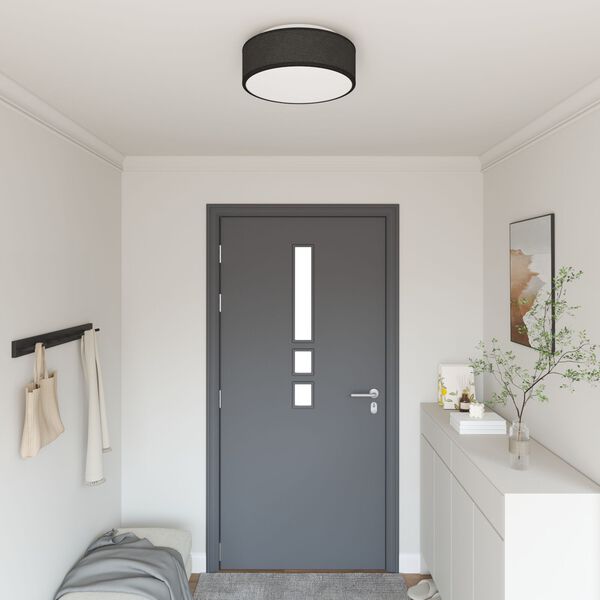 vidaXL Deckenlampe Schwarz 38 x 13.5 cm Stoff