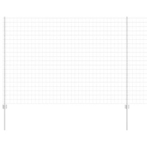 vidaXL Geschwei&szlig;ter Drahtzaun 10 x 1,6 m (B x H) Feuerverzinkter Stahl