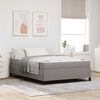 vidaXL Boxspringbett Taupe 140 x 200 cm Stoff