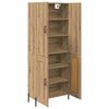 vidaXL Highboard Artisan-Eiche 69,5 x 34 x 180 cm Holzwerkstoff