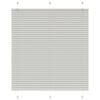 vidaXL Plissee Hellgrau 115x150 cm Stoffbreite 114,4 cm Polyester