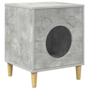 vidaXL Katzenhaus Beton 42,5 x 40 x 53 cm Holzwerkstoff