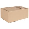 vidaXL Faltbox mit Speicher 50 Stk. Natur 35 x 24 x 15 cm Karton