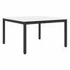 vidaXL Couchtisch Wei&szlig; 80 x 80 x 45 cm Massives Kiefernholz