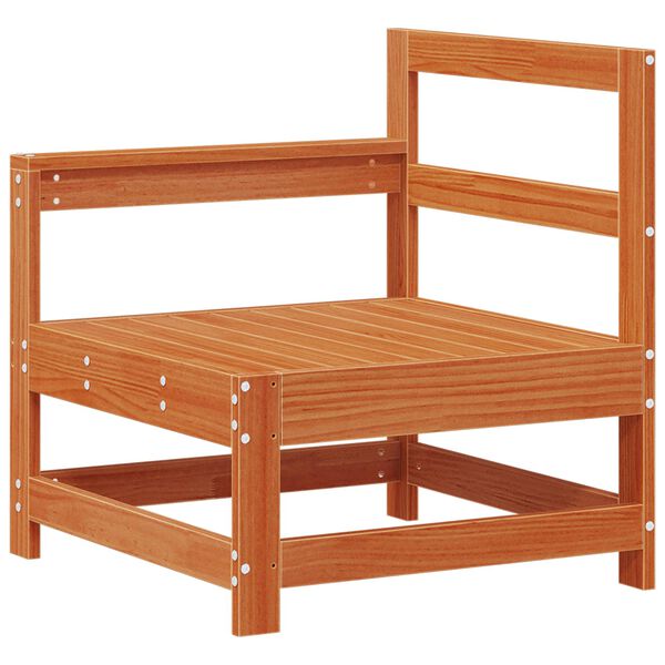 vidaXL Garten-Lounge-Set 6 pcs Wachsbraun Massives Kiefernholz