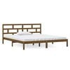 vidaXL Massivholzbett Honigbraun Kiefer 140x190 cm