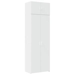 vidaXL Hochschrank Wei&szlig; 70x42,5x225 cm Holzwerkstoff