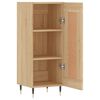 vidaXL Sideboard Sonoma-Eiche 34,5x34x90 cm Holzwerkstoff