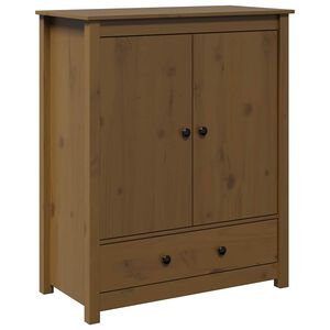vidaXL Highboard Honigbraun 83x41,5x100 cm Massivholz Kiefer