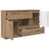 vidaXL Sideboard Artisan-Eiche 100 x 30 x 65,6 Holzwerkstoff