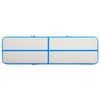 vidaXL Aufblasbare Gymnastikmatte mit Pumpe 800x100x20 cm PVC Blau