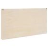 vidaXL Wanddisplay-Case mit Regal Beige 100 x 8,5 x 54 cm Sperrholz