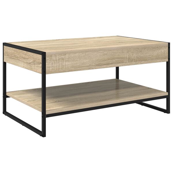 vidaXL Couchtisch Sonoma 80 x 50 x 40 cm Holzwerkstoff