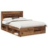 vidaXL Bettrahmen Altholz 150 x 200 cm Massives Kiefernholz