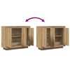 vidaXL Sideboard Artisan-Eiche 92x35x75 cm Holzwerkstoff