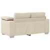 vidaXL Sofa 3 pcs Wind Rot Leinenmischgewebe