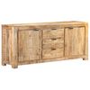 vidaXL Sideboard 175x40x75 cm Raues Mangoholz