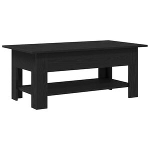 vidaXL Couchtisch Schwarz Eichen-Optik 102 x 55 x 42 cm Holzwerkstoff