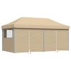 vidaXL Party-Zelt Beige 292 x 580 x 315 cm Oxford-Stoff