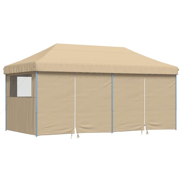 vidaXL Party-Zelt Beige 292 x 580 x 315 cm Oxford-Stoff