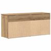 vidaXL Schuhbank Artisan-Eiche 102x30,5x45 cm Holzwerkstoff