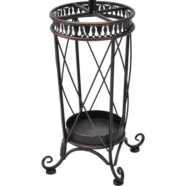 vidaXL Kleiderst&auml;nder Eisen Antik Schwarz