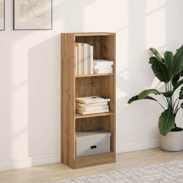 vidaXL Bücherregal Artisan-Eiche 40x24x109 cm Holzwerkstoff