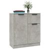 vidaXL Sideboards 2 Stk. Betongrau 60x30x70 cm Holzwerkstoff