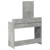 vidaXL Schminktisch Beton Grau 100 x 41 x 140 cm Holzwerkstoff