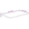 vidaXL Tischplatte mit Baumkante 100x60x2,5 cm Massivholz Mango