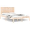 vidaXL Massivholzbett ohne Matratze 140x190 cm Kiefernholz