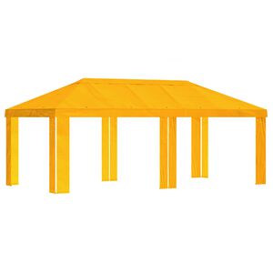 vidaXL Pavillon Abdeckung 6 x 3 m Gelb Polyester 190 gsm