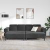 vidaXL Wohnzimmer Couch 3 pcs Schwarz